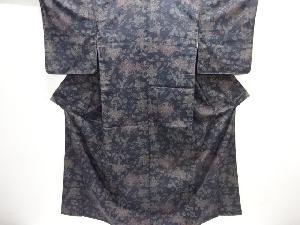 唐花模様小紋着物